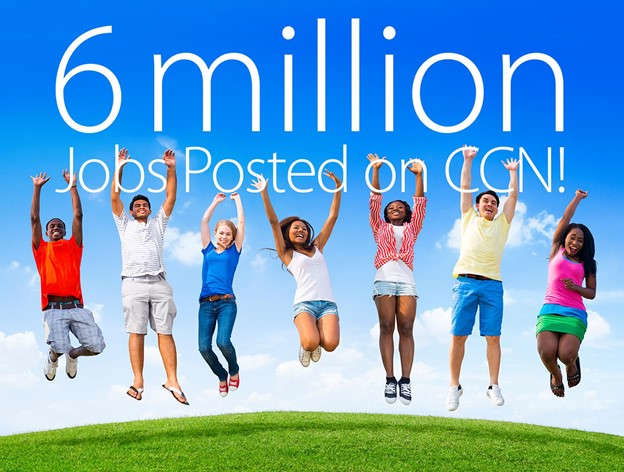 6 million Jobs Posted on CCN poster.